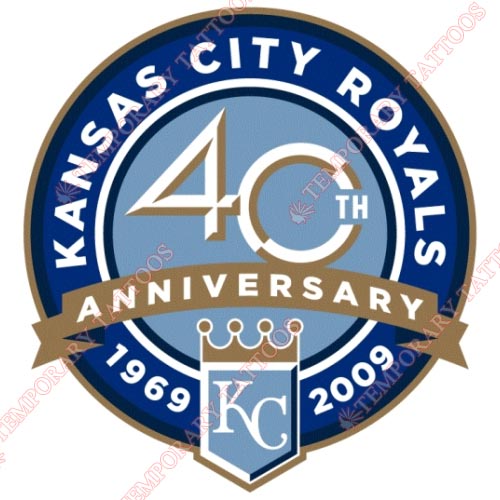 Kansas City Royals Customize Temporary Tattoos Stickers NO.1621